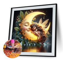 Load image into Gallery viewer, Diamond Painting - Full Round - Star and moon baby (30*30CM)
