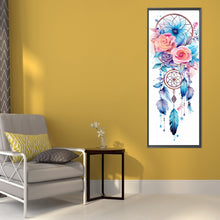 Load image into Gallery viewer, AB Diamond Painting - Full Round - Watercolor style beautiful dream catcher (30*80CM)
