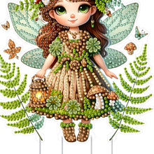 Load image into Gallery viewer, Forest Girl Double Sided Acrylic Special Shape DIY Diamond Painting Wind Chime
