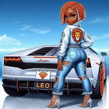 Load image into Gallery viewer, Diamond Painting - Full Round - Leo girl (30*30CM)
