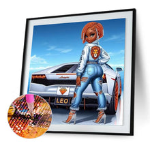 Load image into Gallery viewer, Diamond Painting - Full Round - Leo girl (30*30CM)
