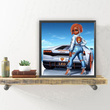 Load image into Gallery viewer, Diamond Painting - Full Round - Leo girl (30*30CM)
