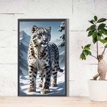 Load image into Gallery viewer, Diamond Painting - Full Round - White leopard (30*50CM)
