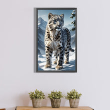 Load image into Gallery viewer, Diamond Painting - Full Round - White leopard (30*50CM)
