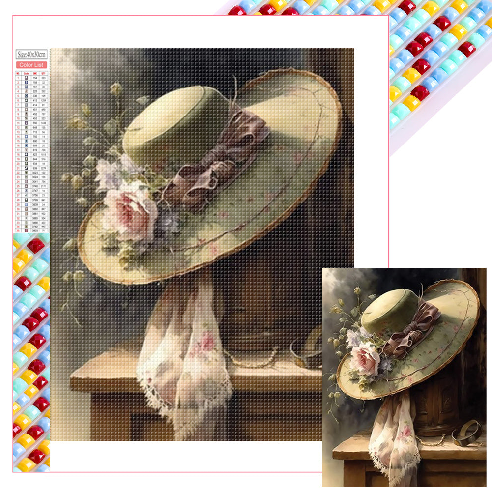 Diamond Painting - Full Square - Hat (30*40CM)