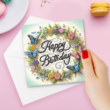 Load image into Gallery viewer, Diamond Painting Greeting Cards DIY 5D Rhinestone Arts Greetings Birthday Cards
