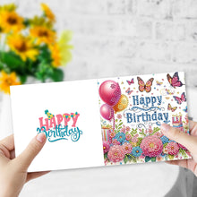 Load image into Gallery viewer, Diamond Painting Greeting Cards DIY 5D Rhinestone Arts Greetings Birthday Cards
