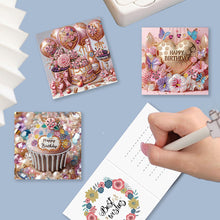 Load image into Gallery viewer, Diamond Painting Greeting Cards DIY 5D Rhinestone Arts Greetings Birthday Cards
