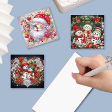 Load image into Gallery viewer, Diamond Painting Greeting Cards DIY 5D Rhinestone Arts Greetings Birthday Cards
