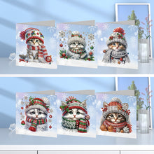 Load image into Gallery viewer, Diamond Painting Greeting Cards DIY 5D Rhinestone Arts Greetings Birthday Cards
