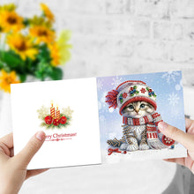 Load image into Gallery viewer, Diamond Painting Greeting Cards DIY 5D Rhinestone Arts Greetings Birthday Cards
