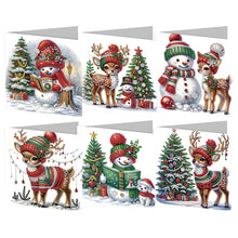 Load image into Gallery viewer, Diamond Painting Greeting Cards DIY 5D Rhinestone Arts Greetings Birthday Cards
