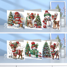 Load image into Gallery viewer, Diamond Painting Greeting Cards DIY 5D Rhinestone Arts Greetings Birthday Cards
