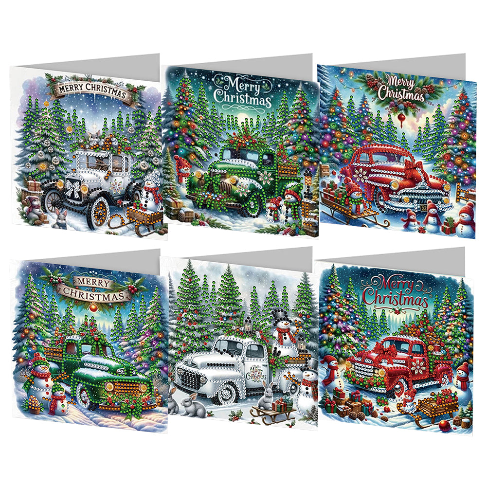 Diamond Painting Greeting Cards DIY 5D Rhinestone Arts Greetings Birthday Cards