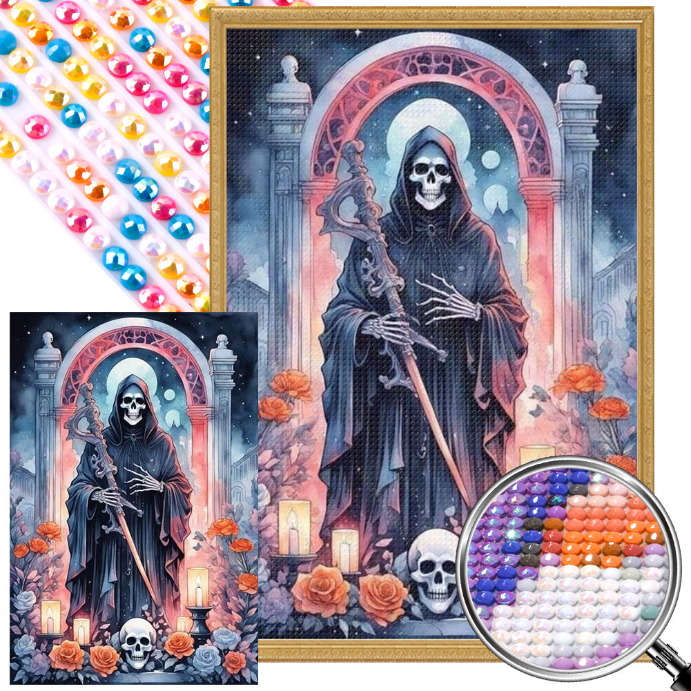 AB Diamond Painting - Full Round - Halloween ghosts and gods (40*60CM)