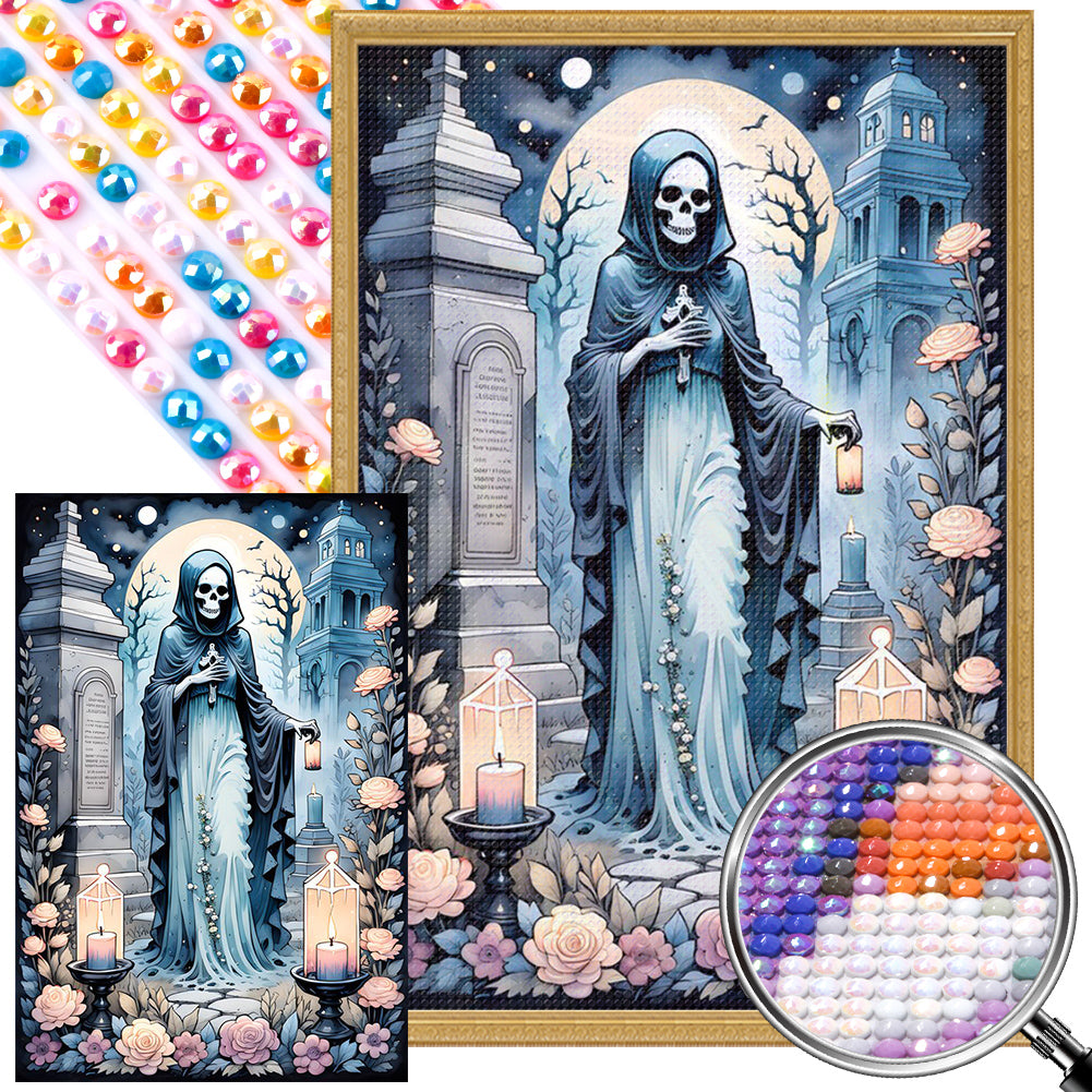AB Diamond Painting - Full Round - Halloween ghosts and gods (40*60CM)