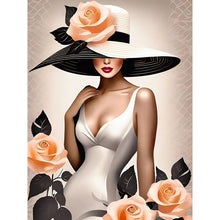 Load image into Gallery viewer, Diamond Painting - Full Round - Elegant woman (30*40CM)
