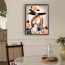 Load image into Gallery viewer, Diamond Painting - Full Round - Elegant woman (30*40CM)
