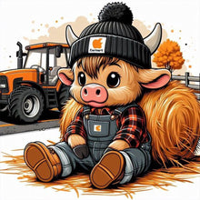 Load image into Gallery viewer, Diamond Painting - Full Round - Cow (30*30CM)
