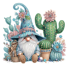 Load image into Gallery viewer, Diamond Painting - Partial Special Shaped - Flower gnome (30*30CM)
