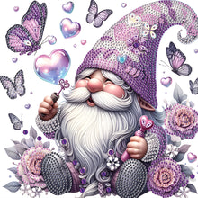 Load image into Gallery viewer, Diamond Painting - Partial Special Shaped - Flower gnome (30*30CM)
