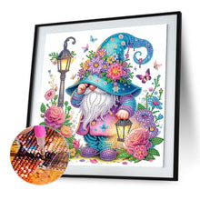Load image into Gallery viewer, Diamond Painting - Partial Special Shaped - Flower gnome (30*30CM)
