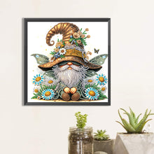 Load image into Gallery viewer, Diamond Painting - Partial Special Shaped - Flower gnome (30*30CM)

