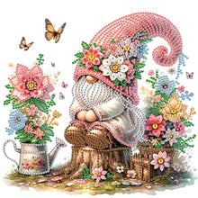 Load image into Gallery viewer, Diamond Painting - Partial Special Shaped - Flower gnome (30*30CM)

