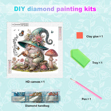 Load image into Gallery viewer, Diamond Painting - Partial Special Shaped - Flower gnome (30*30CM)

