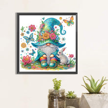 Load image into Gallery viewer, Diamond Painting - Partial Special Shaped - Flower gnome (30*30CM)
