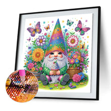 Load image into Gallery viewer, Diamond Painting - Partial Special Shaped - Flower gnome (30*30CM)
