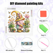 Load image into Gallery viewer, Diamond Painting - Partial Special Shaped - Flower gnome (30*30CM)
