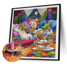 Load image into Gallery viewer, AB Diamond Painting - Full Square - Little dragon (50*50CM)
