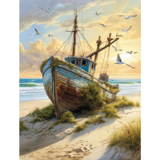 Diamond Painting - Full Square - Sailboat (30*40CM)