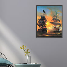 Load image into Gallery viewer, Diamond Painting - Full Square - Sailboat at sunset (40*50CM)
