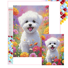 Load image into Gallery viewer, Diamond Painting - Full Square - White dog (50*70CM)
