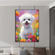 Load image into Gallery viewer, Diamond Painting - Full Square - White dog (50*70CM)
