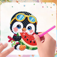 Load image into Gallery viewer, 6Pcs Diamond Painting Fridge Magnet Watermelon Animal Diamond Art Fridge Sticker
