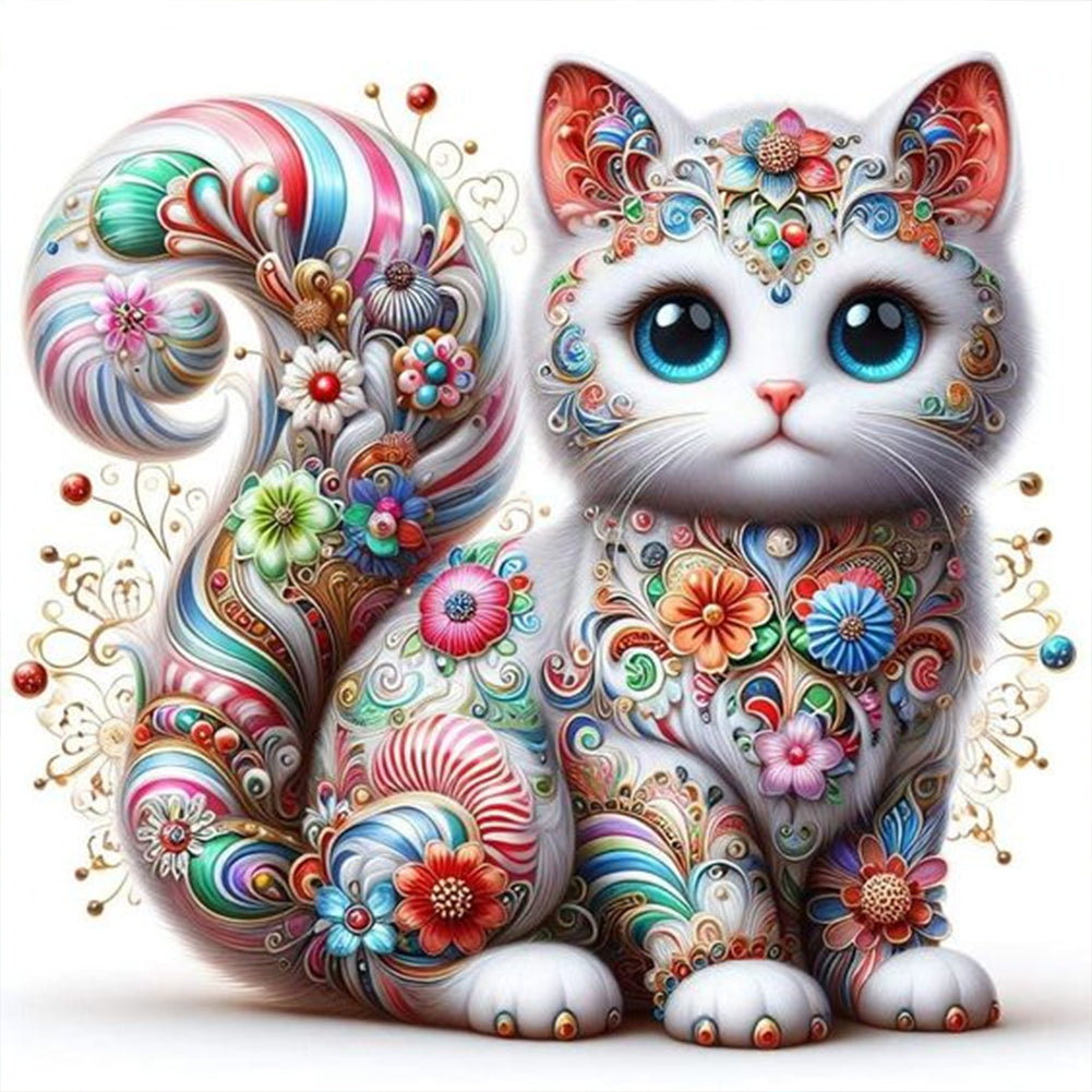 Diamond Painting - Full Round - Cat (40*40CM)
