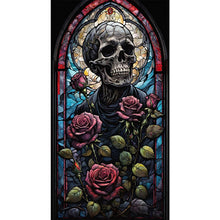Load image into Gallery viewer, Diamond Painting - Full Round - Skull rose (40*70CM)
