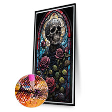 Load image into Gallery viewer, Diamond Painting - Full Round - Skull rose (40*70CM)
