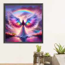 Load image into Gallery viewer, Diamond Painting - Full Round - Rainbow angel (30*30CM)

