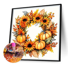 Load image into Gallery viewer, Diamond Painting - Full Square - Autumn wreath (30*30CM)
