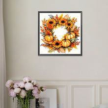 Load image into Gallery viewer, Diamond Painting - Full Square - Autumn wreath (30*30CM)
