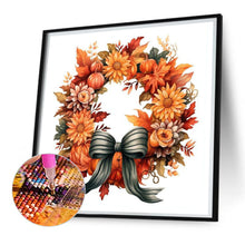 Load image into Gallery viewer, Diamond Painting - Full Square - Autumn wreath (30*30CM)
