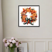 Load image into Gallery viewer, Diamond Painting - Full Square - Autumn wreath (30*30CM)
