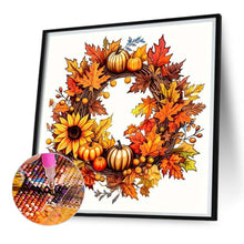 Load image into Gallery viewer, Diamond Painting - Full Square - Autumn wreath (30*30CM)
