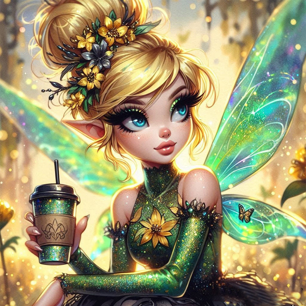 Diamond Painting - Full Round - fairy (40*40CM)