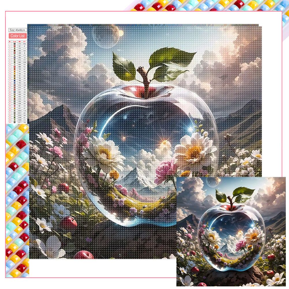 Diamond Painting - Full Square - Flower apple (40*40CM)