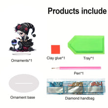 Load image into Gallery viewer, Acrylic Special Shaped Halloween Table Top Diamond Painting Ornament Kits (A)
